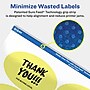 Avery Laser/Inkjet Oval Multipurpose Labels, 2" x 3-1/3", Clear, 80/Pack (94056)~#|#~2380E9DE-C9E4-4869-AF78AE1EE913BF58_sc7