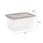 Iris 58 Quart Snap Top Plastic Snap Closure Storage Bin, Clear, 5/Pack (500158)~#|#~23831736-8AC8-4A54-8A6EEF5BD3D4BEFB_sc7