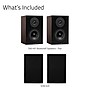 Fluance SX6W High Definition Two-Way Bookshelf Speakers, Natural Walnut~#|#~238429F0-37DC-422A-BBC296D8552416A4_sc7