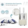 AdirOffice 20-Slot Mobile Roll File, Lockable, 24.75"H x 15.25"W x 13.25"D, White (624-WHI-KIT1)~#|#~23886390-A319-40B0-9003F93084D3EF4B_sc7