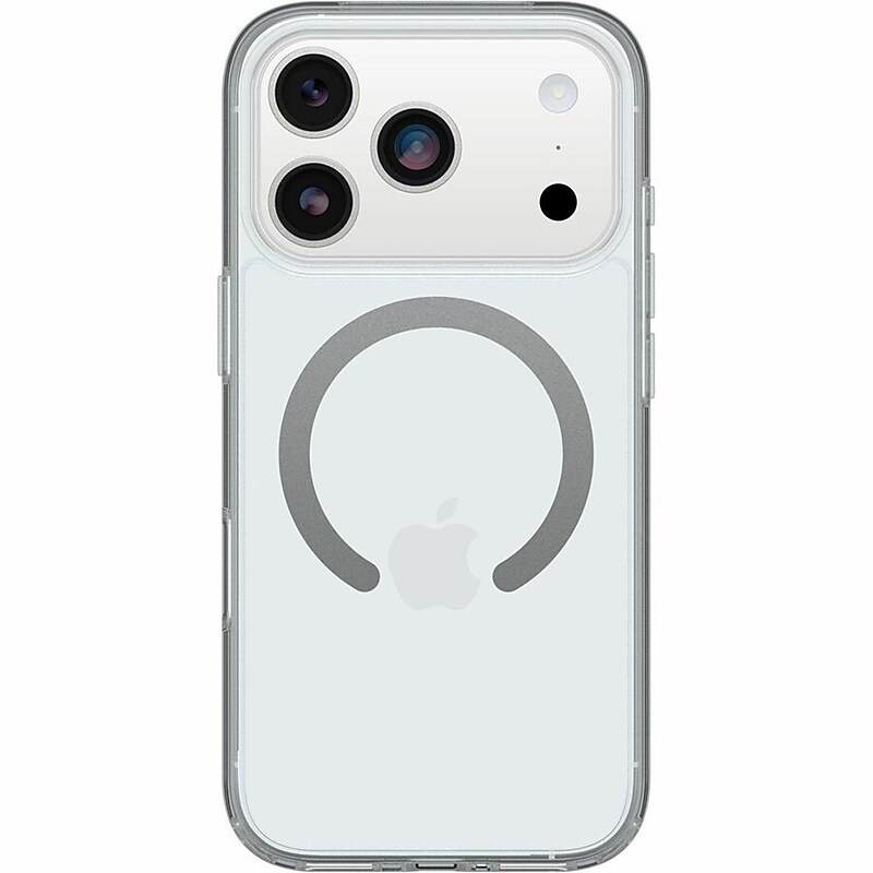 OtterBox Symmetry MagSafe Phone Case for Apple iPhone 17 Pro, Shock Absorbing, Clear (77-98830) image 1