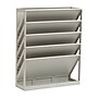 Mind Reader 5-Compartment Mountable Plastic Vertical File Storage, Beige (WALLANCH-BEI)~#|#~23927DA6-D984-4CC1-85EF9AF8F784ABF1_sc7