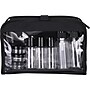 G Force 6.75" 12-Piece Plastic Toiletry Bag Kit, Black/Clear (36023)~#|#~2392D077-AE0E-4929-86F50AC01A7A4AC0_sc7