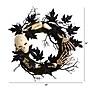 Nearly Natural Halloween Skull and Bones Wreath, 24" (W1206)~#|#~2396E0AE-AE38-47EA-A3E509E236742BD8_sc7