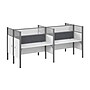 Bush Business Furniture Pro-Biz 55.39"H x 125.04"W 4 Person Back to Back Cubicle Panel Workstation, White (100875DG-17)~#|#~2399C78D-5A88-4B5E-8E3ABD30873BEF0B_sc7