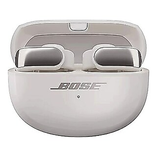 Bose Ultra Open-Ear Open Wireless Earbuds, Bluetooth, White Smoke