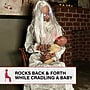 Haunted Hill Farm 2.9 ft. Gravely Granny Halloween Animatronic by Tekky with Motion-Activated Sounds (HHGRVLYGRNY-1FLSA)~#|#~239CEEDC-7C2C-4AB7-86E560DAE4DAD418_sc7