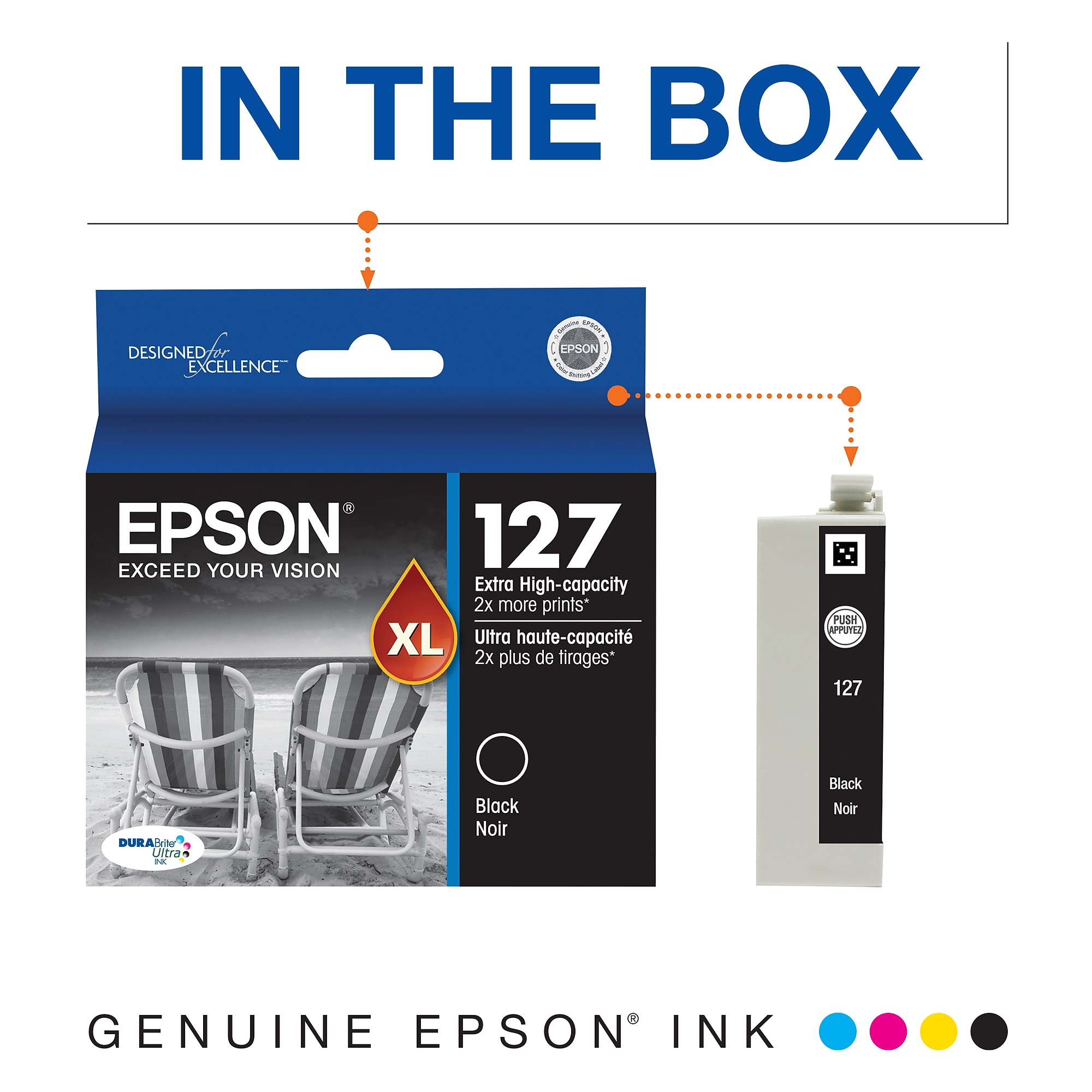 Epson T127XL Black Extra High Yield Ink   Cartridge Sansujyuku sansujyuku.com
