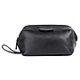 DOPP Business Class 8.25" Leather Toiletry Bag, Water Resistant, Black (06930D.BK)~#|#~23A2A8E0-3675-433F-A7FDE51573EF3237_sc7