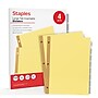 Staples Large Tab Insertable Paper Divider, Clear, 8-Tabs, 4 Sets (13516/14482)~#|#~23A5F6EC-F015-4CF9-B5294C2B4106E442_sc7