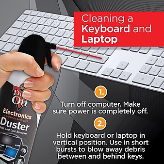 Dust-Off Air Dusters, 10 oz., 12/Pack (DPSXLRCP)