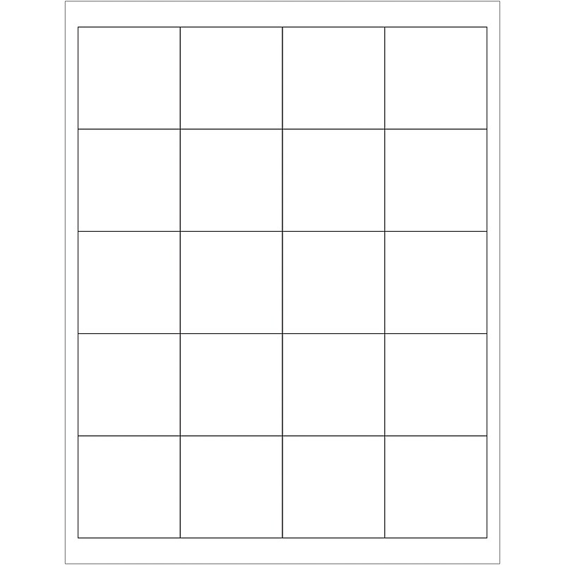 Tape Logic Laser/Inkjet Address Labels, 2" x 2", White, 2000/Carton (LL111) image 1