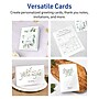 Avery Integrated Cards, 5.5" x 8.5", Glossy White, 25/Pack (95352)~#|#~23BCED3A-E7D6-4DCF-9C3C51FE556069AD_sc7