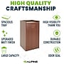Alpine Industries Wood Trash Can, 40 Gallon, Mahogany (476-MA)~#|#~23D0C604-2EAC-4437-B050D5353B2284E7_sc7