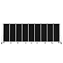 National Public Seating Robo Series 9-Panel Folding Mobile Room Divider, 72"H x 210"W, Black Fabric (RDG6-9PT10)~#|#~23D140EB-0304-4A3C-8C15595BF9D03065_sc7
