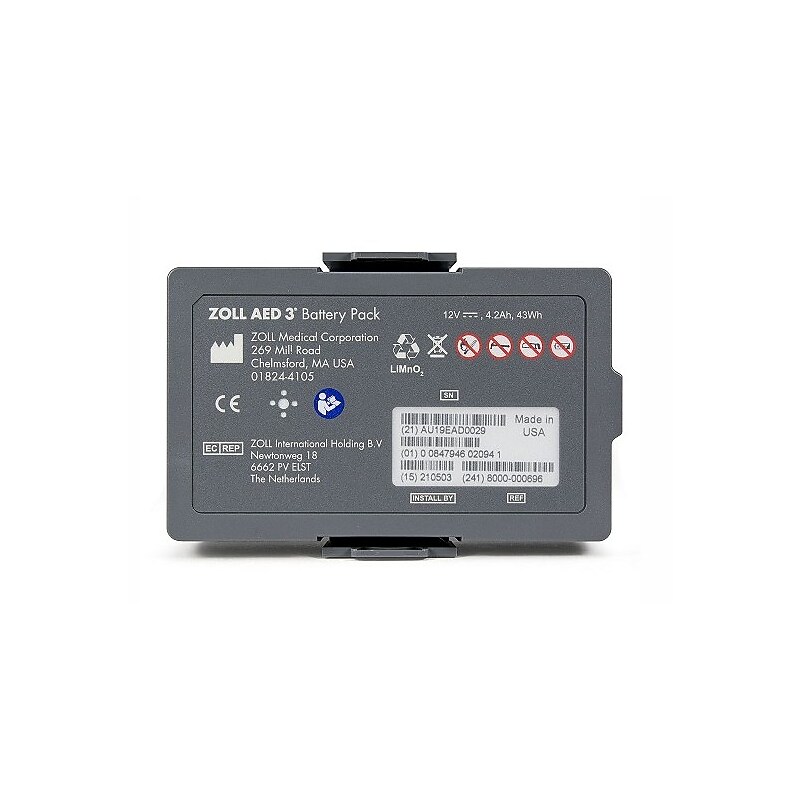ZOLL Replacement Lithium Battery for AED 3 Defibrillator (8000-000696) image 1