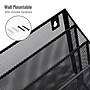Mind Reader 3-Pocket Metal Mesh Mountable Wall File, Letter Size, Black (WAFIST3-BLK)~#|#~23D2434D-265D-454B-A07DA397388B0C78_sc7