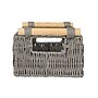 Household Essentials Woven Storage Wicker Basket with Handles, Grey, 3/Set (HE1102)~#|#~23DE2E47-56C9-4005-833E091E6D0B6DFB_sc7