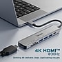 Turonic YG-2120 USB Hub, 7-in-1 USB-C Adapter with 4K HDMI Output, 100W PD Charging, USB 3.2 & USB 3.0 Ports~#|#~23DED1A4-2512-4DF9-8BA8EA4199463015_sc7