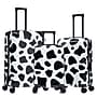InUSA Prints 3-Piece Hardside Spinner Luggage Set, TSA Checkpoint Friendly, Cow Animal Print (IUAPCSML-COW)~#|#~23E34448-94C1-4BCE-9CDA031595387493_sc7