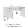 Bush Furniture Somerset 54"W Office Desk with Drawer and Storage Cabinet, Storm Gray (WC81554)~#|#~23E4ABE8-54EB-4E78-8C44114FB64AF81A_sc7