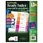 Avery Ready Index Table of Contents EcoFriendly Paper Dividers, 1-5 Tabs, Multicolor, 3 Sets/Pack (11080)~#|#~23E543F5-2470-4A7F-AD8CD91B75C61C7D_sc7