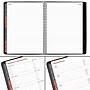 2027 AT-A-GLANCE 8" x 11" Weekly & Monthly Appointment Book, Faux Leather Cover, Black (33351-2701)~#|#~23ECD860-EAE5-4F11-8F5BF5F83FEC04C7_sc7