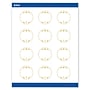 Avery Circle Multipurpose Labels, 2" Dia., White, 120/Pack (19479370634)~#|#~23ED6992-7CED-4102-A0635218D0293F28_sc7