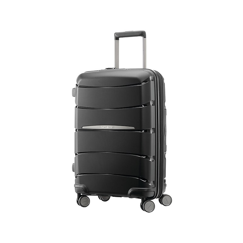 Samsonite Outline Pro 23" Hardside Carry-On Suitcase, 4-Wheeled Spinner, TSA Checkpoint Friendly, Midnight Black  (137393-1548) image 1