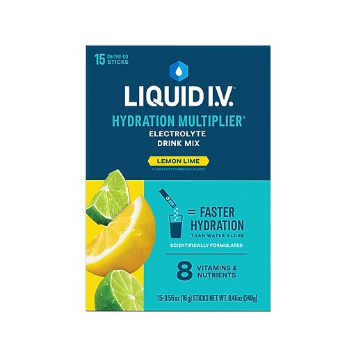 LIQUID I.V. Hydration Multiplier Lemon Lime Electrolyte