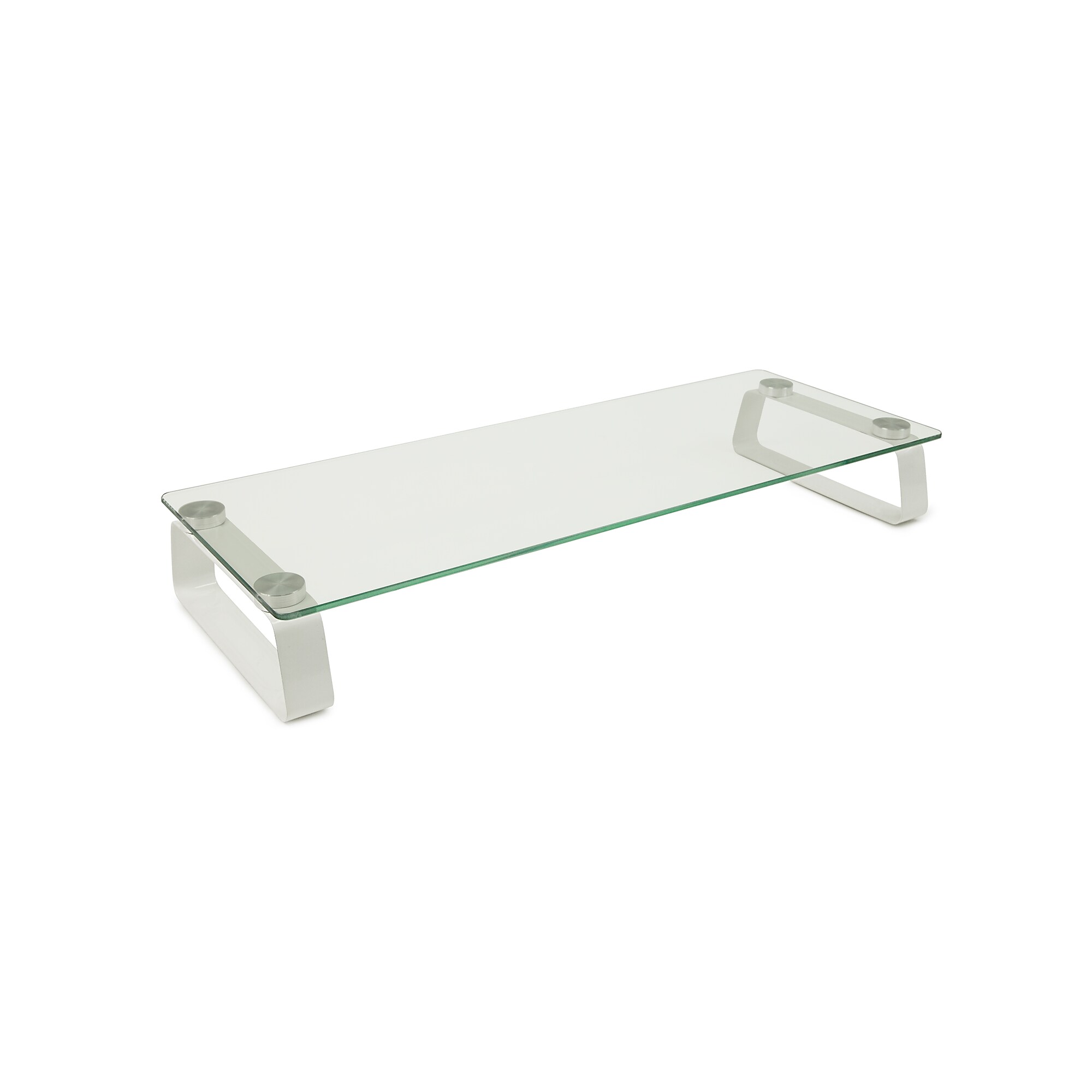 Mount-It! Monitor Riser and Laptop Stand, Clear/Silver (MI-7262) Sansujyuku sansujyuku.com