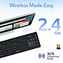 Delton M90 Wireless Airtight Waterproof Keyboard, Black (DKBWM90-WB)~#|#~23F75C03-7288-4B7E-AE6483E343556FDF_sc7