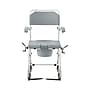 Medline Guardian Shower Commode, Drop Arms, Padded Back Rest, Aluminum Frame, 275 lb. Capacity, (G1-504WCPX1)~#|#~23F8319D-86F3-478F-AB2A3AA8DB4583DE_sc7