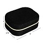 Household Essentials Small Fabric Travel Jewelry Organizer Box, Black (HE1176)~#|#~23FD2B1C-F479-4CD3-9579B1CCCAD99EC3_sc7