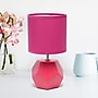 Creekwood Home Geometric 10.24" LED Table Lamp, Pink (CWT-1016-PN)~#|#~23FD57B6-6481-41B2-8F8F03F65D0DF0D7_sc7