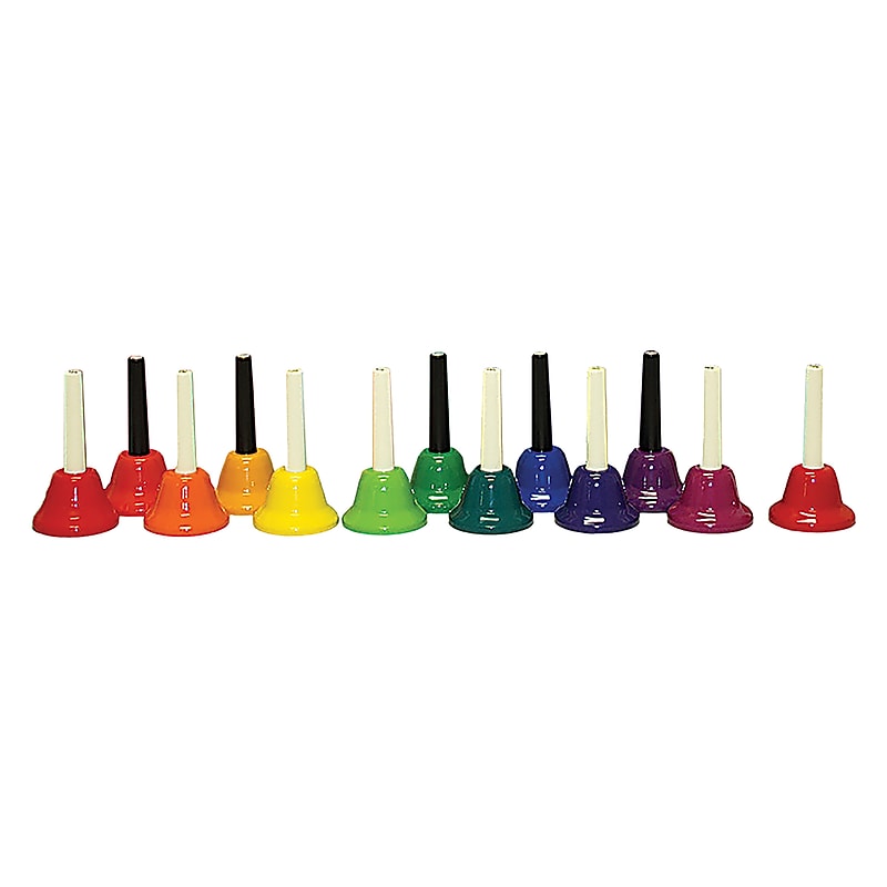 Rhythm Band Instruments Chroma-Notes 13 Note Hand Bell Set, 13/Set (RB-CNHB13) image 1