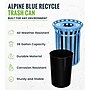 Alpine Industries Metal Commercial Outdoor Recycling Receptacle, 38 Gallon, Black/Blue (479-38-BLU)~#|#~24054F1A-F5E4-45FC-BF6317434043F7D3_sc7