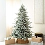 Nearly Natural 7-ft Pre-Lit Artificial Fraser Fir Flocked Christmas Tree with Instant Connect Technology (T4790)~#|#~2408E28E-A6B7-4845-A978ACAA279E5304_sc7