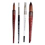 Silver Brush Synthetic Brushes, Assorted, 4/Pack (SLVQL5358)~#|#~2409F246-40B5-4D20-A24D9F80BF015240_sc7
