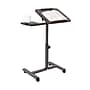 Seville Classics airLIFT 26"W Manual Rectangular Tilting Height Adjustable Mobile Sitting Desk, Walnut (WEB662)~#|#~240F46F9-F217-43D9-8DFBCF64F38466C2_sc7