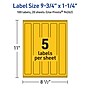 Avery Hemp Square Laser/Inkjet Multipurpose Labels, 1-1/2" x 1-1/2", Off-White (400/Pack)~#|#~24118077-9053-46EA-BA1418717318C149_sc7