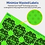 Avery Decorative Edge Multipurpose Labels, 1-5/8" x 1-5/8", Neon Green, 200/Pack (94110)~#|#~2413818E-8CC4-486C-80F7A8B4200CF8C4_sc7