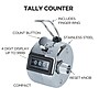 Cosco Crowd Control Tally Counter, Chrome (065118)~#|#~2413997D-8BBF-42B9-A76541A3C80DBB7A_sc7