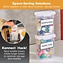 Bostitch Konnect Nest Small Stackable Boxes, Clear, 2/Pack (23227-2PK)~#|#~24140461-AC4A-46F9-BDD4A30D83C5804B_sc7