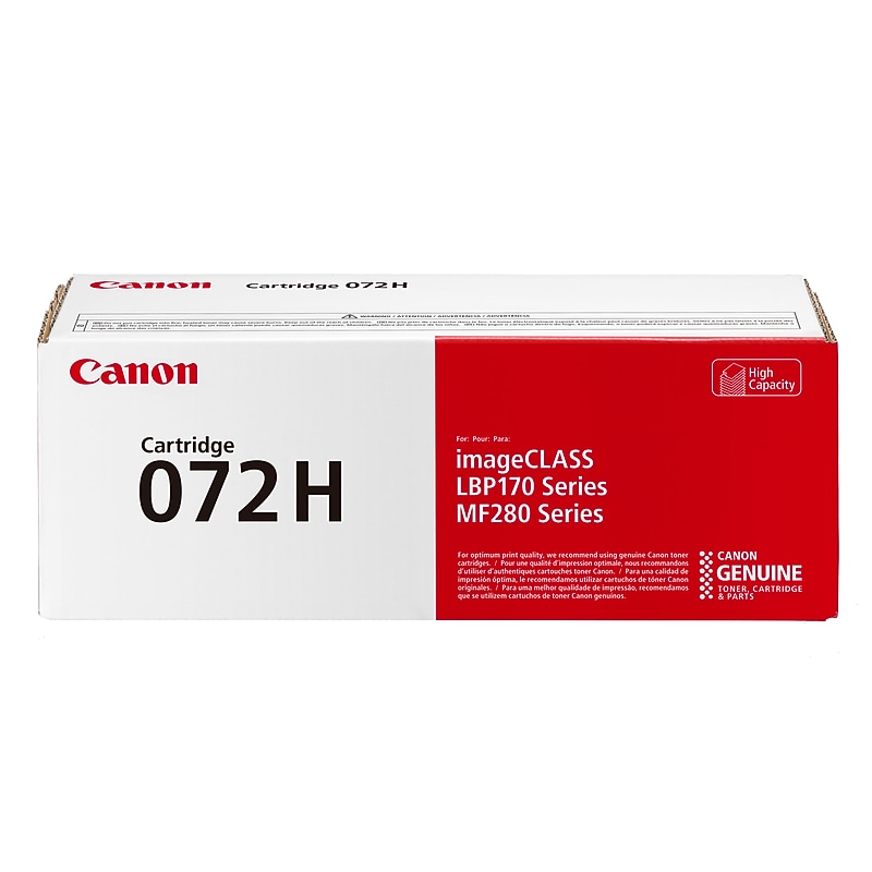 Canon Toner 072 H Black High Yield Toner Cartridge (5648C001) image 1