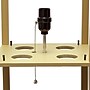 Creekwood Home Classix 62.5" Wood Floor Lamp with Rectangular Shade, Tan (CWF-3007-TN-LB)~#|#~24188A11-DEEF-4658-B6A685D8047DF61E_sc7