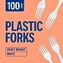 Perk™ Plastic Fork, Heavy-Weight, White, 100/Pack (PK56391)~#|#~241A7EC8-EBB9-430E-A714CE6FA944E40B_sc7