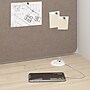 Bush Business Furniture Hustle 60"W 2 Person Back to Back Cubicle Panel Workstation, White/Natural Elm (HUS032WHNE)~#|#~241BE5DC-B818-4792-8FE19BDB01713A89_sc7
