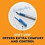 BIC Round Stic Grip Xtra Comfort Ballpoint Pens, Fine Point, Blue Ink, Dozen (13903)~#|#~2421FA96-2541-4155-9F8F9727CC3697C5_sc7