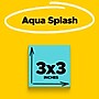 Post-it Super Sticky Notes, 3" x 3", Aqua Wave, 90 Sheets/Pad, 5 Pads/Pack (654-5AW)~#|#~242E5741-FB73-49C1-9BD97C3E8A22241E_sc7